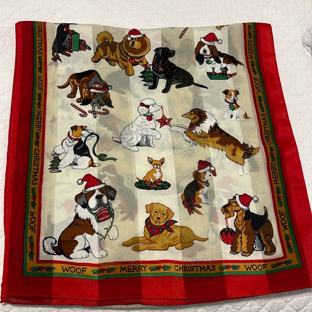 Wonderful Christmas Dog Scarf